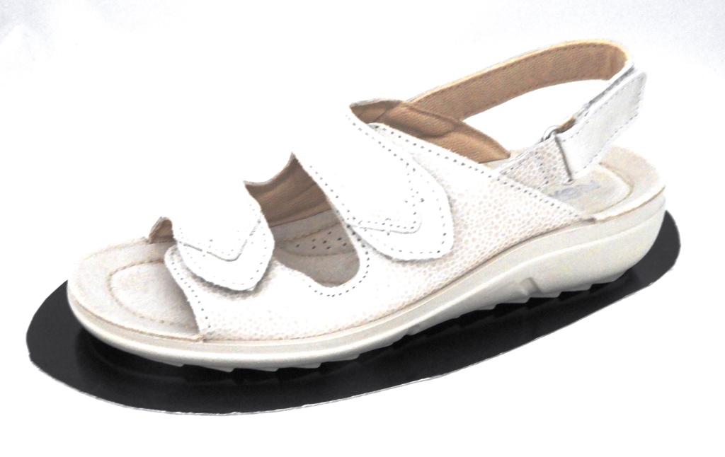 rohde-ecru-velcro-sandaal