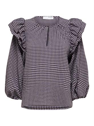 SELECTED F Amida ruffled blouse