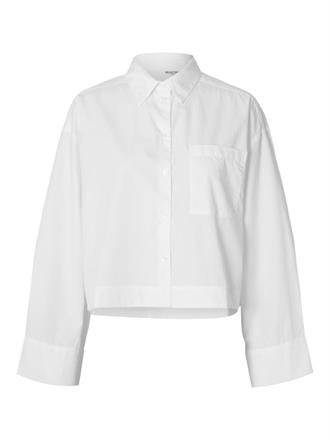 SELECTED F Astha cropped boxy shirt