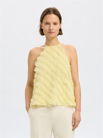 SELECTED F Bea-tiffa halterneck fringe tp