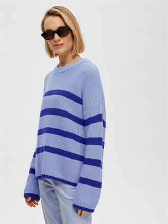 SELECTED F Bloomie knit stripey