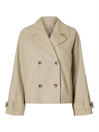 SELECTED F Cilo short trenchcoat