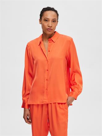 SELECTED F Franziska satin shirt