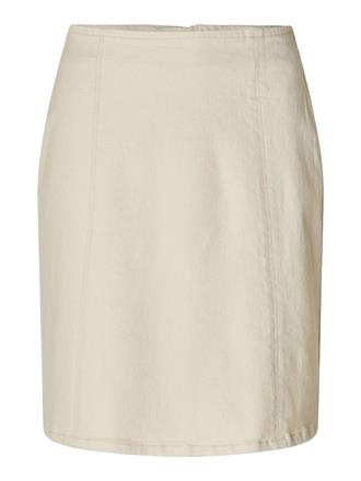 SELECTED F Krista white denim skirt