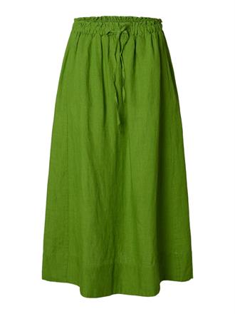 SELECTED F Linna midi linen skirt