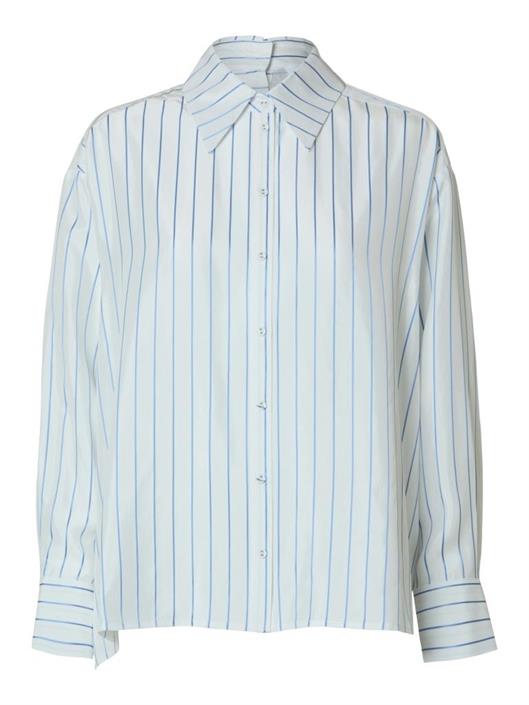 selected-f-mairin-striped-shirt