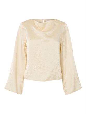 SELECTED F Selene draped neckline top