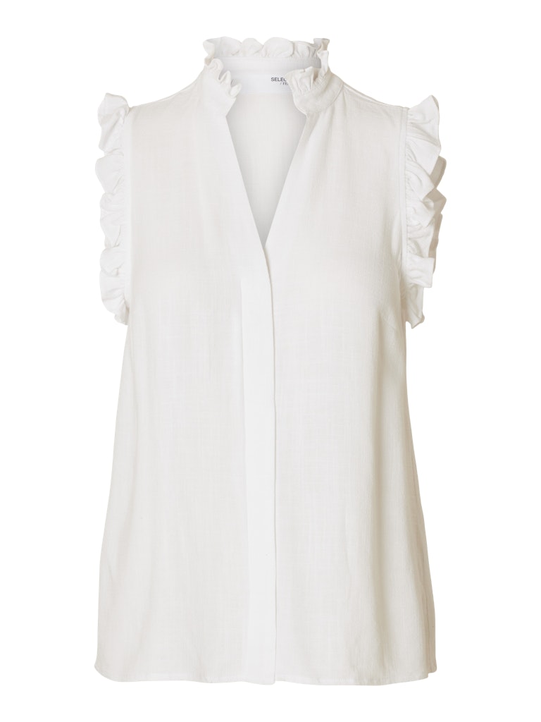 SELECTED F Viva ruffle top