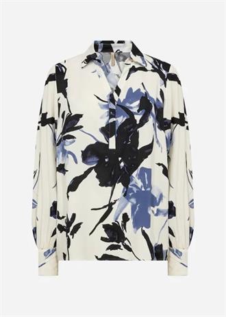 SOYA CONCEPT Blue print viscose blouse