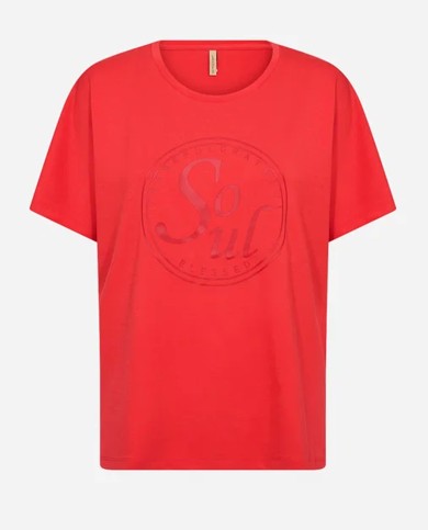 SOYA CONCEPT Rode t-shirt soul