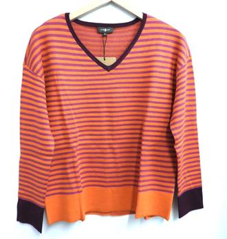 SURKANA Orange/pink stripes knit