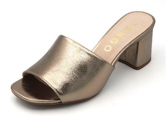 TANGO Goud slipper op hak