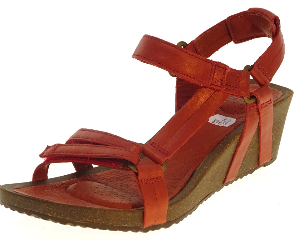 teva sandalen leer