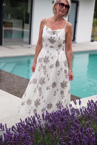 VICTORIA Gigi robe ecru