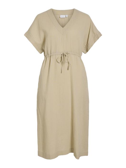 vila-ania-v-neck-midid-dress