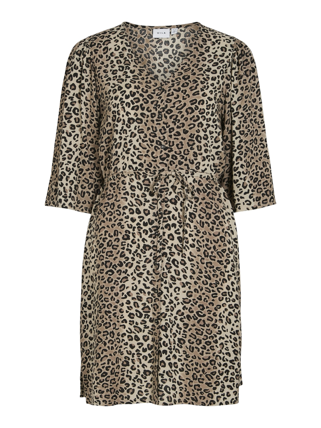 VILA Oline button dress