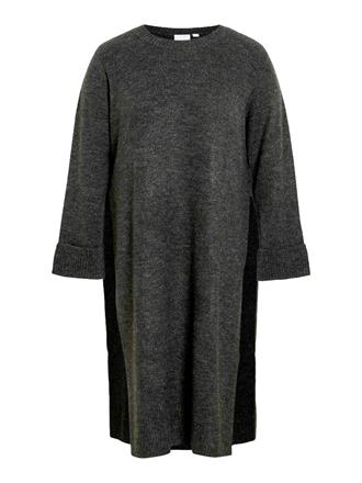 VILAEVOKED Cilia o-neck high slit dress