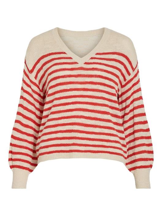 vilaevoked-poca-v-neck-stripe-knit