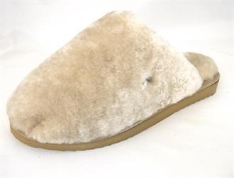 WARMBAT Beige sheepskin slipper