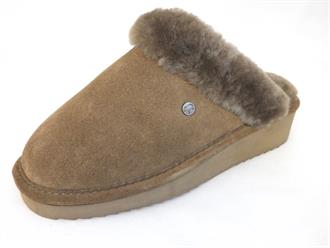 WARMBAT Camel sheepskin slipper