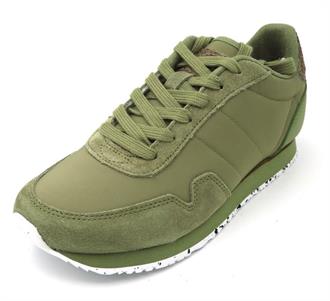 WODEN Kaki neopreen sneaker