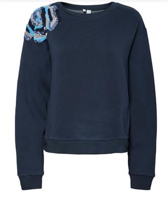 YAS Bluga embellished sweater