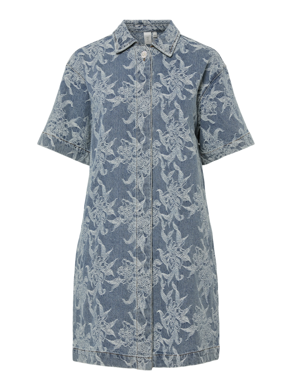 YAS Flamera denim shirt dress