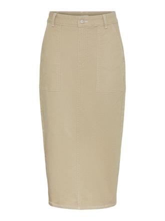 YAS Kamina denim ankle skirt