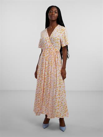 YAS Micca long wrap dress