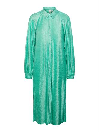YAS Mira midi pliee dress