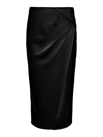 YAS Pista drape midi skirt