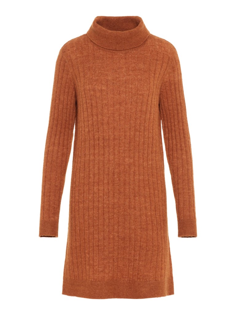YAS Rust knit dress