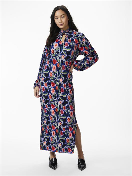 yas-sally-long-plisse-dress